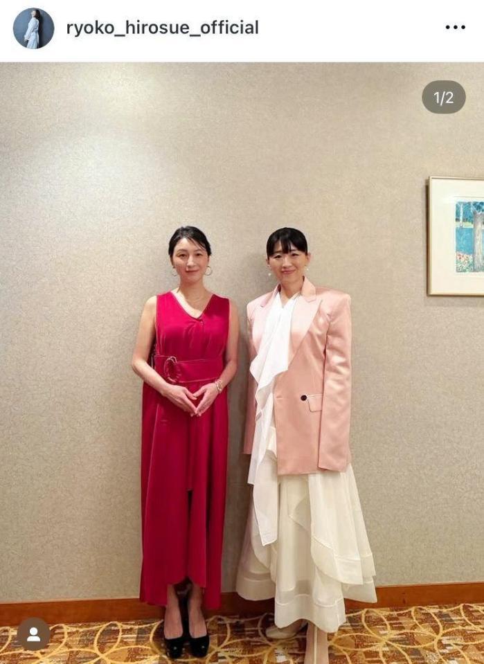 沙羅と。広末涼子のインスタグラム＠ｒｙｏｋｏ＿ｈｉｒｏｓｕｅ＿ｏｆｆｉｃｉａｌより