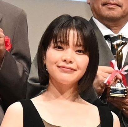 ６月１日、日本映画批評家大賞授賞式で。岸井ゆきの
