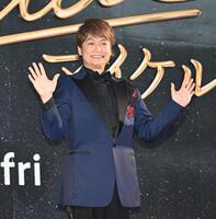 レッドカーペットに登場した香取慎吾（撮影・堀内翔）