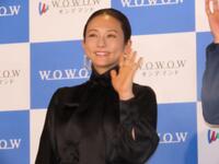 連続ドラマの会見に出席した木村文乃
