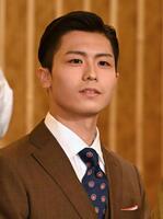 スーパー歌舞伎「もののけ姫」制作発表記者会見に出席した市川團子（撮影・堀内翔）