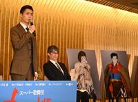 もののけ姫について語る市川團子（撮影・堀内翔）