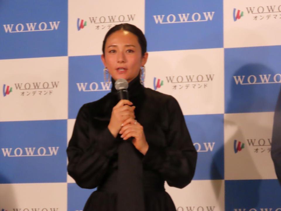 ドラマの会見に出席した木村文乃＝４日