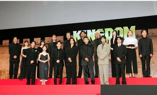 映画「キングダム　魂の決戦」のワールドプレミア＝２日