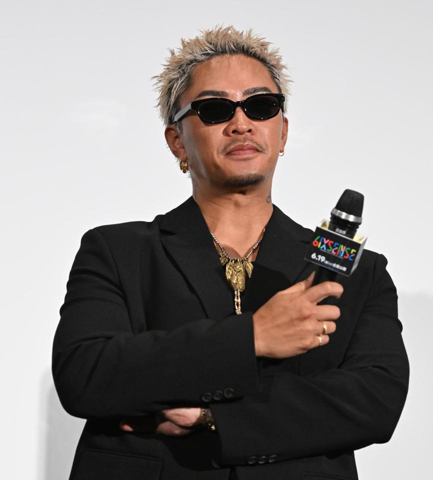 映画舞台あいさつに登場した数原龍友（撮影・堀内翔）