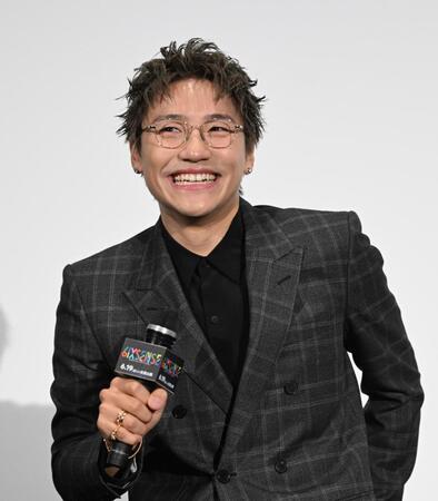 映画舞台あいさつに登場した小森隼（撮影・堀内翔）