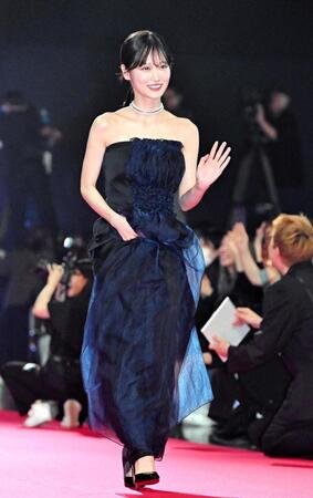 映画「キングダム　魂の決戦」ワールドプレミアに登場した山下美月