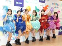初の武道館公演を行ったＣＡＮＤＹ　ＴＵＮＥの（左から）福山梨乃、桐原美月、南なつ、小川奈々子、立花琴未、宮野静、村川緋杏