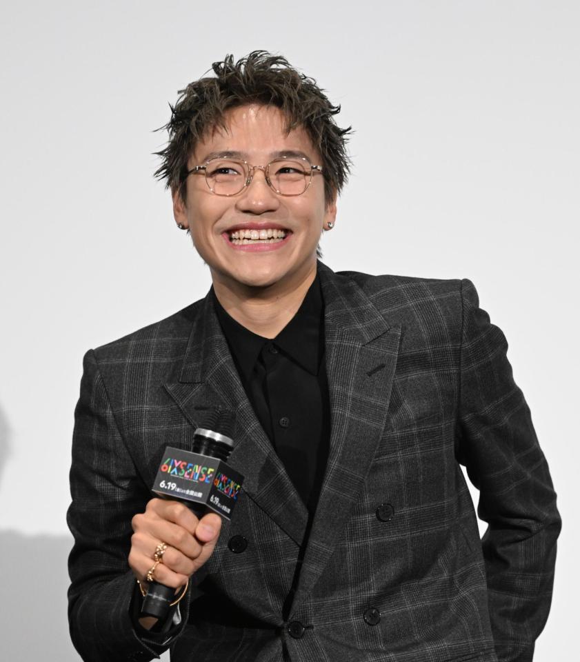 映画舞台あいさつに登場した小森隼（撮影・堀内翔）