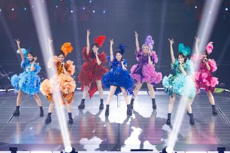 初の武道館公演を行ったＣＡＮＤＹ　ＴＵＮＥの（左から）福山梨乃、南なつ、立花琴未、桐原美月、宮野静、小川奈々子、村川緋杏ⓒヨシモリユウナ