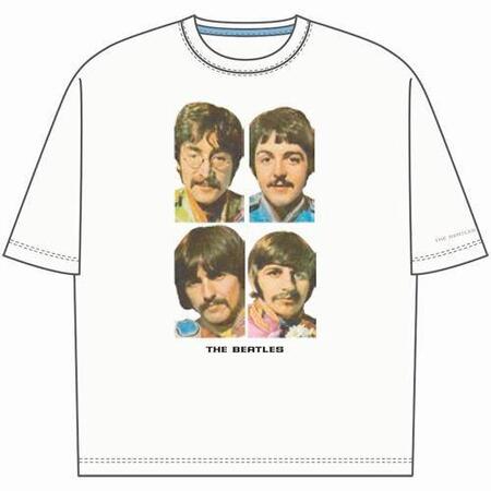 アルバム『サージェント・ペパーズ・ロンリー・ハーツ・クラブ・バンド』期のメンバー・フォトをフィーチャーした「１９６７　Ｉｎｄｉｖｉｄｕａｌ　Ｆａｃｅ　Ｐｈｏｔｏ　Ｔ-ｓｈｉｒｔｓ　Ｗｈｉｔｅ」