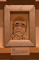 銀シャリ・鰻「生き毛アート」展で展示された作品
