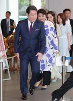 登場する（左から）中村芝翫、松下由樹、朝日希和、井上小百合（撮影・吉澤敬太）