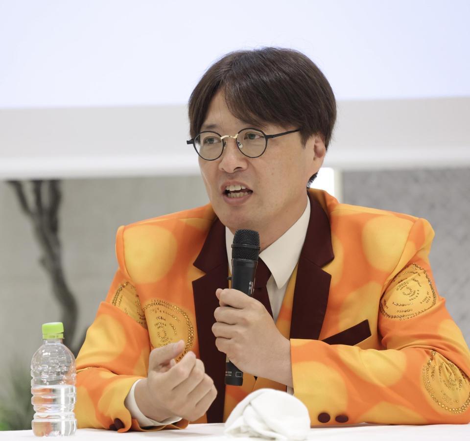 新メンバーの構想について話す純烈の酒井一圭