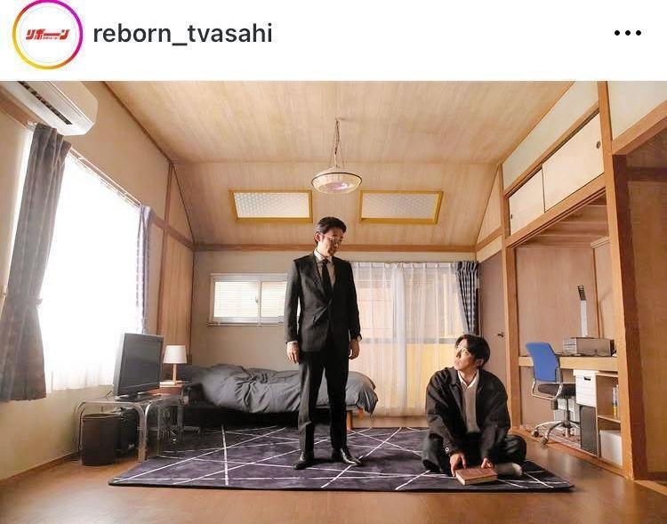 根尾と英人が対峙。「リボーン」公式インスタグラム＠ｒｅｂｏｒｎ＿ｔｖａｓａｈｉより