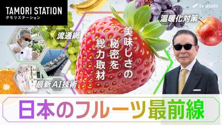 「日本のフルーツ」を特集するテレビ朝日系「タモリステーション」