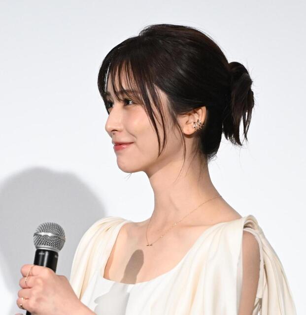 映画「ラブ≠コメディ」完成披露試写会に出席した長濱ねる（撮影・堀内翔）