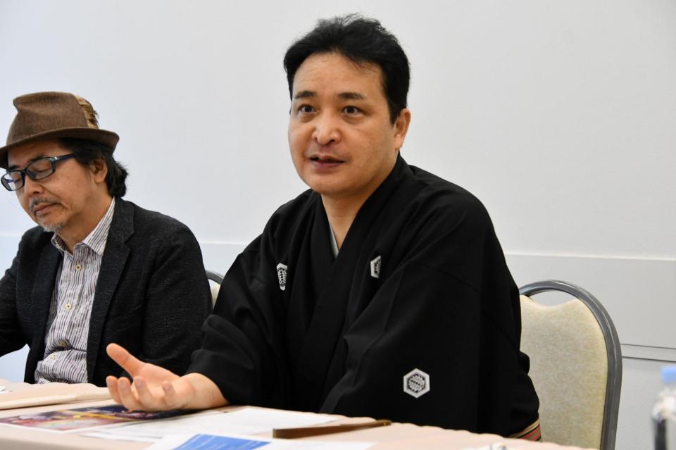 ＪＡＺＺ講談「名曲で綴る『２５』にまつわるジャズ物語」の取材会に出席した玉田玉秀斎