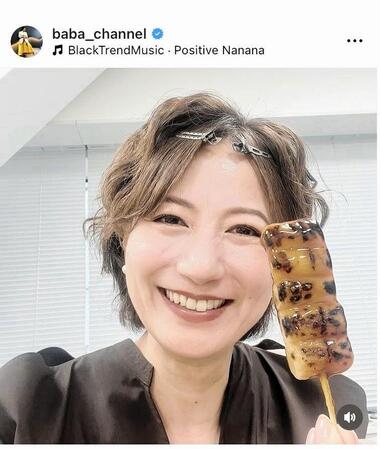 馬場典子アナのインスタグラム（ｂａｂａ＿ｃｈａｎｎｅｌ）より