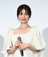 映画「ラブ≠コメディ」完成披露試写会に出席した長濱ねる＝ＴＯＨＯシネマズ　六本木ヒルズ（撮影・堀内翔）