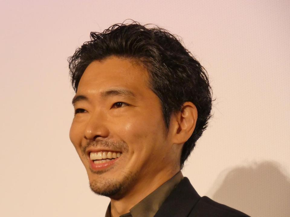 イベントに出席した柄本佑