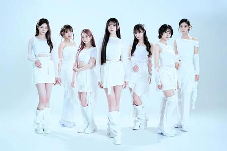 メジャーデビューするＭＩＳＳ　ＭＥＲＣＹの（左から）ＣＯＣＯＮＡ、ＳＨＵＫＡ、ＭＩＹＵ、ＫＡＲＥＮ、ＳＡＲＡ、ＩＯＮ、ＹＵＫＩ
