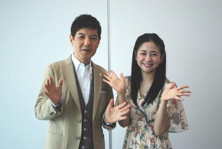 ディズニー・オン・アイスの魅力を語った関根麻里（右）と関根勤