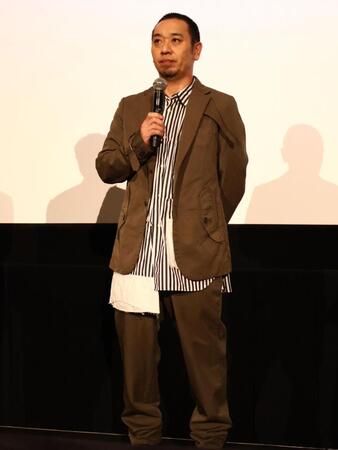映画「箱の中の羊」大ヒット御礼舞台あいさつに出席した千鳥・大悟