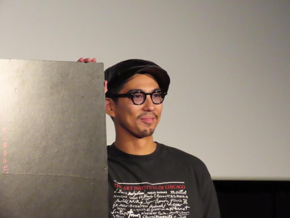 映画「Ｎｅｖｅｒ　Ａｆｔｅｒ　Ｄａｒｋ／ネバーアフターダーク」の舞台あいさつに出席した賀来賢人