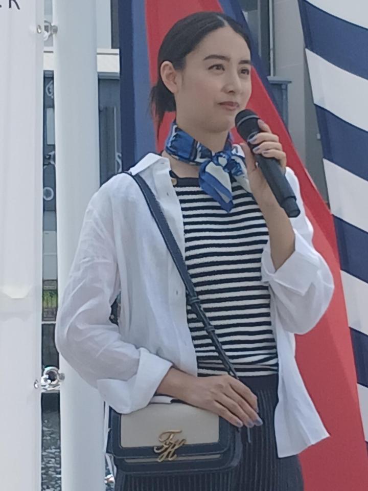 イベントに出演した山本美月