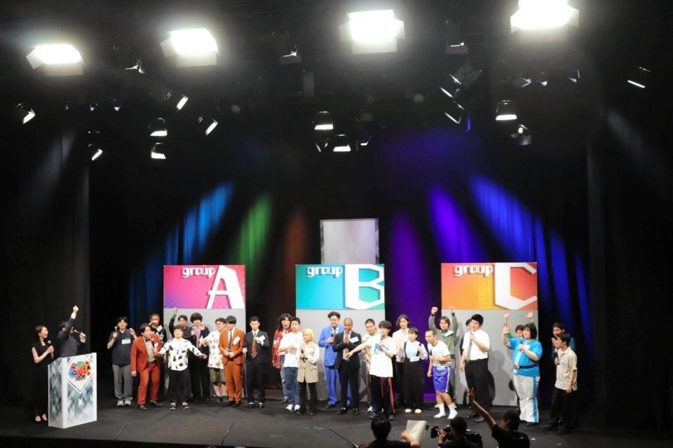 ＡＢＣお笑いグランプリ決勝進出を決めた１２組（ゼロカランは不在）