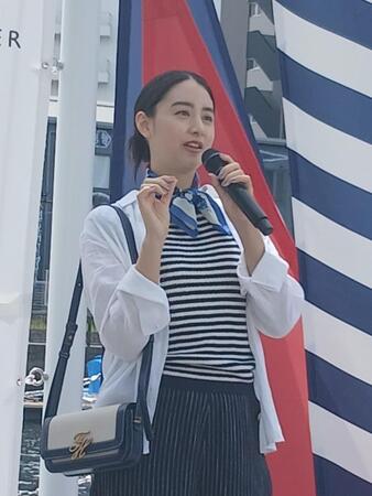 イベントに出演した山本美月