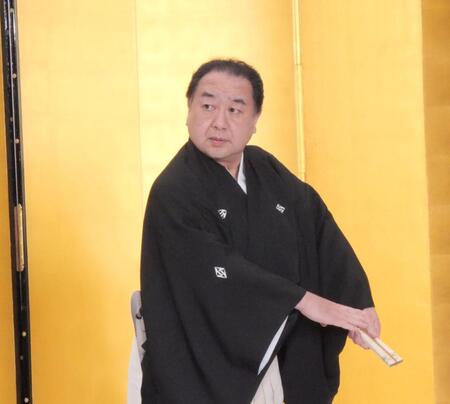 舞踊「七福神」を披露する中村鴈治郎