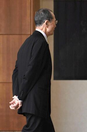 参列したソフトバンク・王貞治球団会長（撮影・佐藤厚）