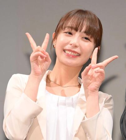 ＡＯＩ　Ｐｒｏ．コント公演「混頓ｖｏｌ．３」初日前会見に登壇した宇垣美里（２０２４年６月）