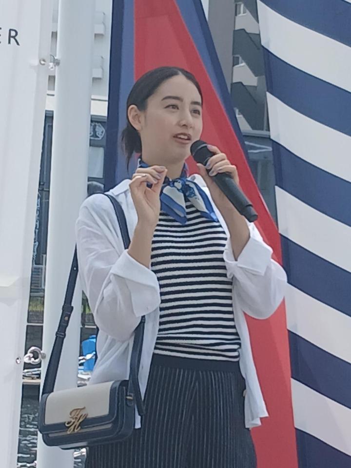 イベントに出演した山本美月