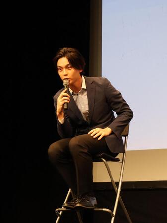 ドラマ「今から、親友やめようか。」第１話先行上映会＆トークイベントで千葉ロッテ愛を報道陣にアピールする沢村玲