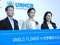 イベントに出席した河合優実（中央）＝都内