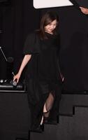 登壇する吉高由里子（撮影・佐々木彰尚）