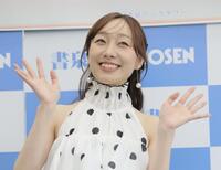 笑顔を見せる須田亜香里＝都内（撮影・吉澤敬太）