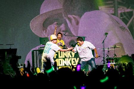 いきものがかりとの対バンライブで躍動したＦＵＮＫＹ　ＭＯＮＫＥＹ　ＢΛＢＹ’Ｓ