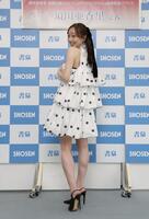 微笑む須田亜香里＝都内（撮影・吉澤敬太）