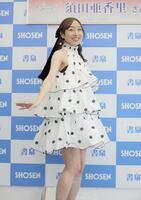 笑顔を見せる須田亜香里＝都内（撮影・吉澤敬太）