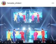 ＴＧＣのステージに登場した博多大吉ら。華大さんと千鳥くん公式インスタグラムｈａｎａｄａｉ＿ｃｈｉｄｏｒｉより