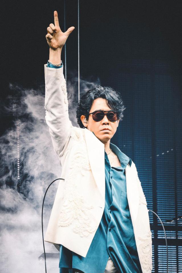 横浜アリーナでライブを行った大泉洋（撮影・西槇太一）