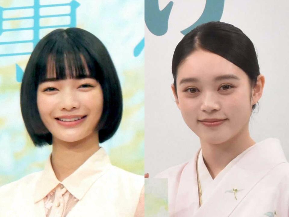 見上愛（左）と高石あかり
