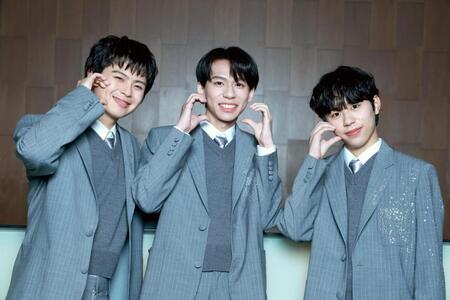 Ｃｌｏｕｄ　ｔｅｎの（左から）阿部晴仁、小峯佑斗、松尾帆高（撮影・金田祐二）