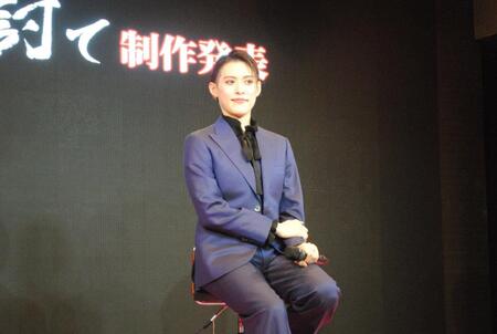 「幸村を討て」制作発表会に出席した翼和希