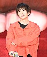 サプライズイベントに登場した板垣李光人（撮影・開出牧）