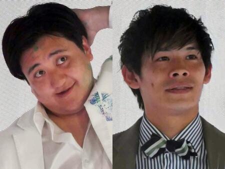 カカロニ・栗谷（左）、すがや